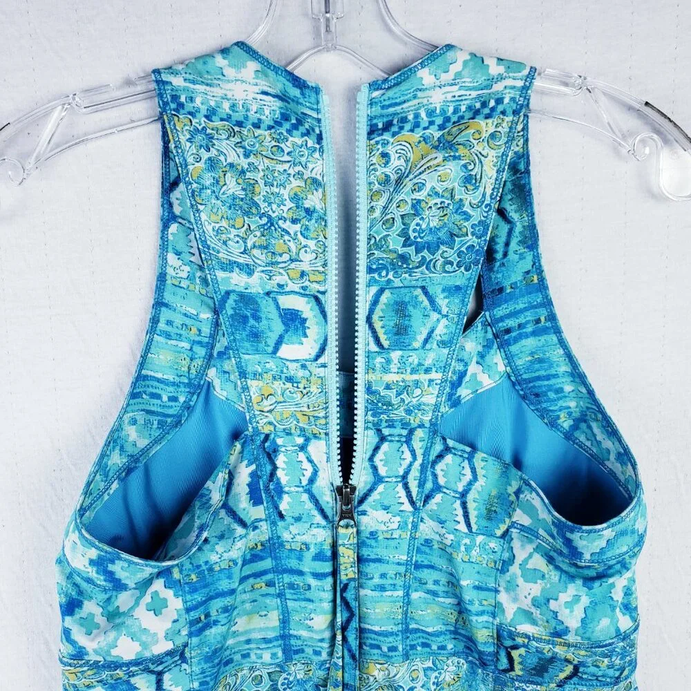 Title Nine Nimblene Dress Abstract Print size 2 Travel Sporty Active Pickleball